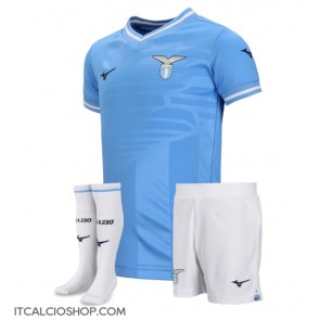 Lazio Prima Maglia Bambino 2023-24 Manica Corta (+ Pantaloni corti)